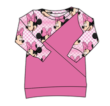 Load image into Gallery viewer, Minnie Check Classic Hoodie (or Crewneck)