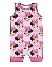 Load image into Gallery viewer, Minnie Check Emmett Pants And Shorts T-Shirt Romper