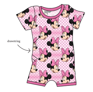 Minnie Check Grow With Me Pants And Shorts Romper