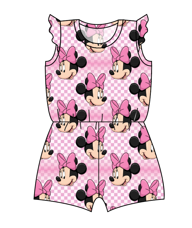 Minnie Check Ivy Summer Romper
