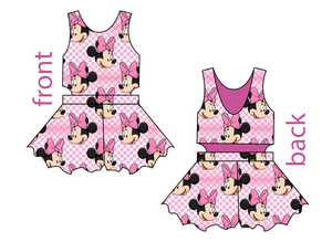Minnie Check Kids Playsuit