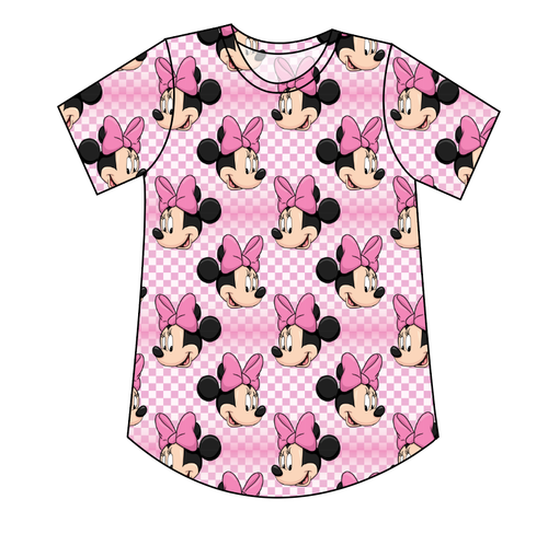 Minnie Check Ladies' Relaxed Tee