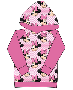 Minnie Check Ladies Hoodie