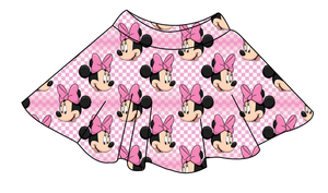 Minnie Check Ladies' Circle Skirt