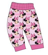 Load image into Gallery viewer, Minnie Check Ladies&#39; Joggers and Jogger Shorts