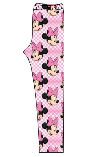 Minnie Check Ladies' Lounge Leggings
