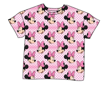 Load image into Gallery viewer, Minnie Check Ladies&#39; Oversized Tee