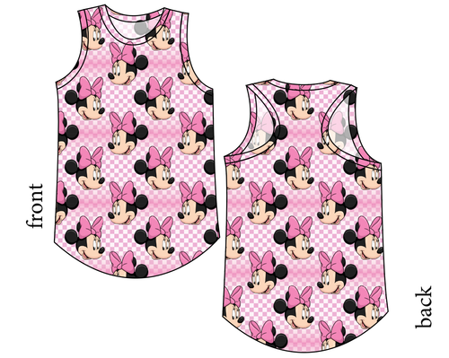 Minnie Check Ladies' Summer Tank