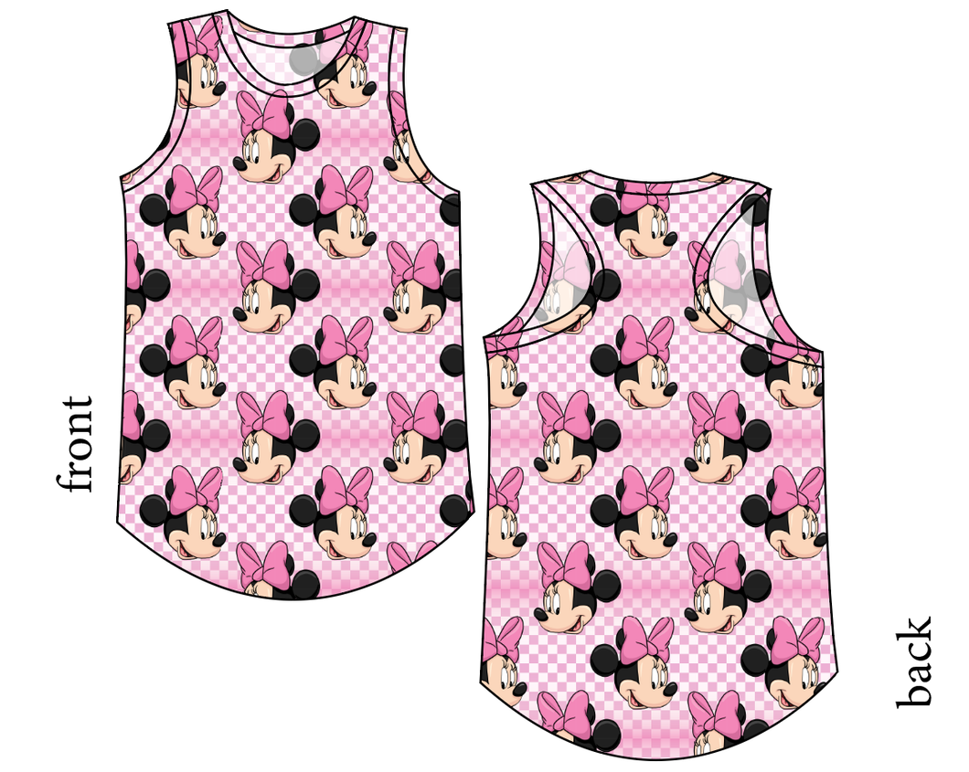Minnie Check Ladies' Summer Tank