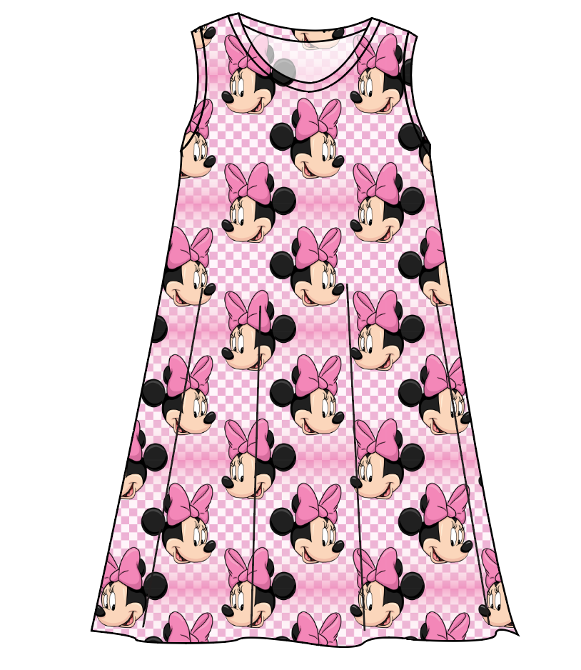 Minnie Check Ladies' Swing Dress
