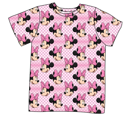 Minnie Check Mens' Tee