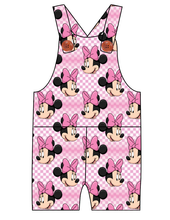 Load image into Gallery viewer, Minnie Check Overalls and Shortalls