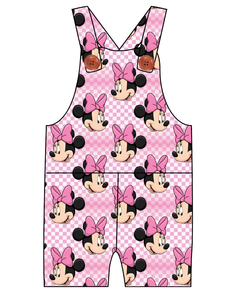 Minnie Check Overalls and Shortalls