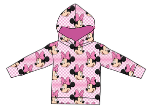 Minnie Check Oversized Hoodie