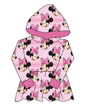 Load image into Gallery viewer, Minnie Check Peplum Hoodie (or Crewneck)