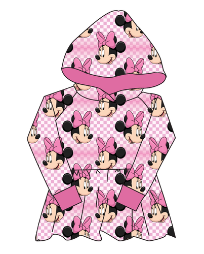 Minnie Check Peplum Hoodie (or Crewneck)