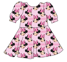 Load image into Gallery viewer, Minnie Check Prairie Dress