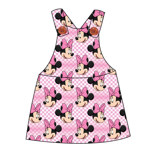 Minnie Check Skirt-Alls