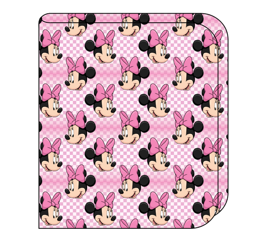 Minnie Check Swaddle Blanket