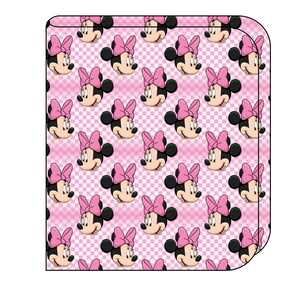 Minnie Check Swaddle Blanket