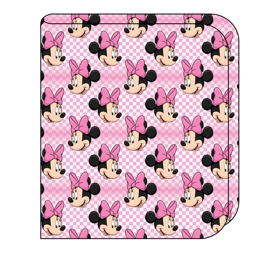 Minnie Check Swaddle Blanket