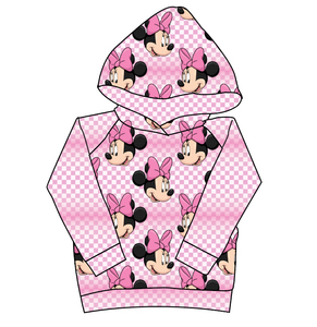 Minnie Check Classic Hoodie (or Crewneck)