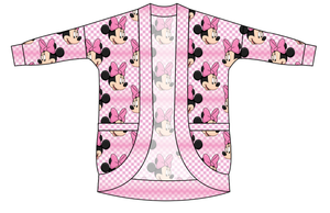 Minnie Check Kids Cocoon Cardigan