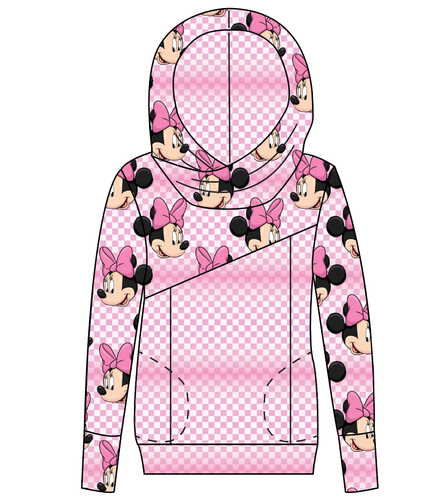 Minnie Check Ladies Hoodie