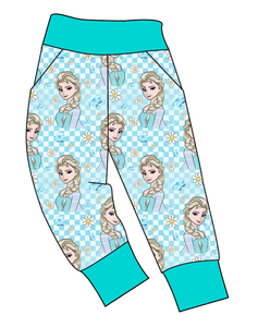 Ice Queen Check Basic Joggers And Jogger Shorts