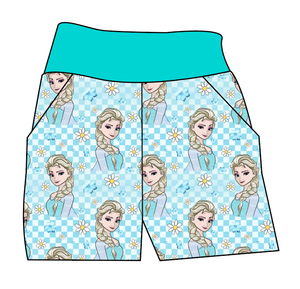 Ice Queen Check Basic Joggers And Jogger Shorts