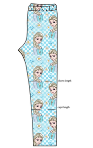 Ice Queen Check Basic Leggings