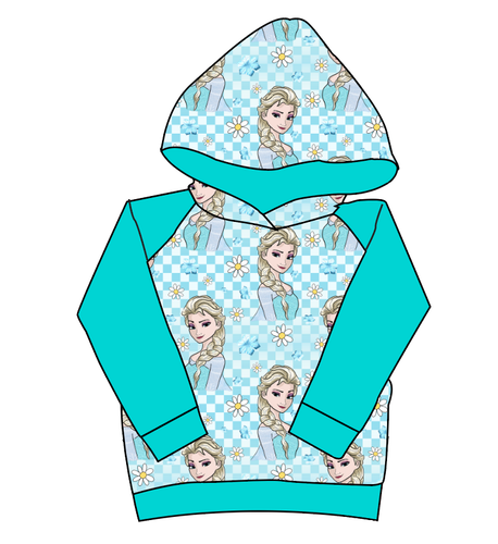 Ice Queen Check Classic Hoodie (or Crewneck)