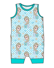 Load image into Gallery viewer, Ice Queen Check Emmett Pants And Shorts T-Shirt Romper