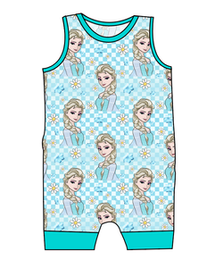 Ice Queen Check Emmett Pants And Shorts T-Shirt Romper