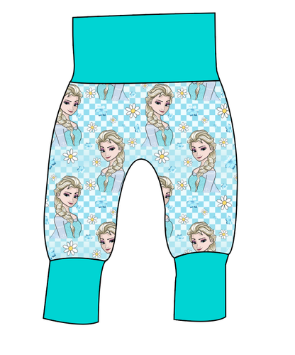Ice Queen Check Grow With Me Pants And Shorts