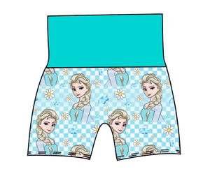 Ice Queen Check Grow With Me Pants And Shorts