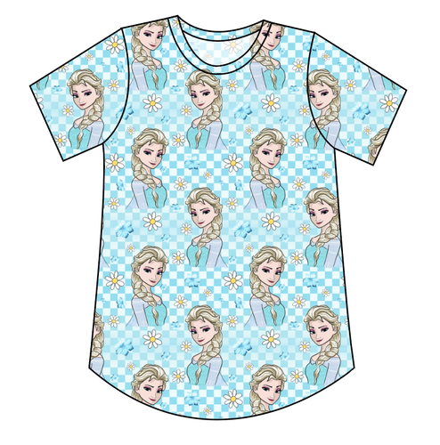 Ice Queen Check Ladies' Relaxed Tee