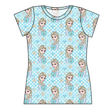 Load image into Gallery viewer, Ice Queen Check Ladies&#39; Basic Tee