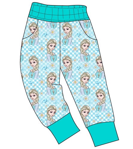 Ice Queen Check Mens' Joggers and Jogger Shorts
