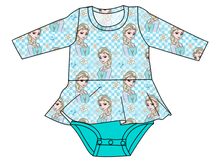 Load image into Gallery viewer, Ice Queen Check Peplum Top