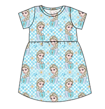 Load image into Gallery viewer, Ice Queen Check Play Dress
