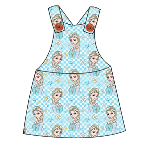 Ice Queen Check Skirt-Alls