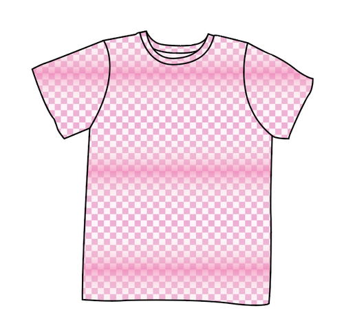 Pink Check Basic Tee and Tank