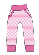 Load image into Gallery viewer, Pink Check Beanpole Pants And Shorts