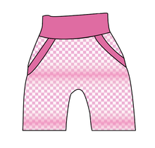 Load image into Gallery viewer, Pink Check Beanpole Pants And Shorts