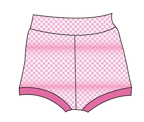 Pink Check Bummies