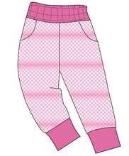 Load image into Gallery viewer, Pink Check Mens&#39; Joggers and Jogger Shorts