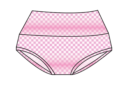 Pink Check Ladies' Underwear