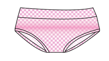Load image into Gallery viewer, Pink Check Ladies&#39; Underwear