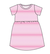 Load image into Gallery viewer, Pink Check Play Dress